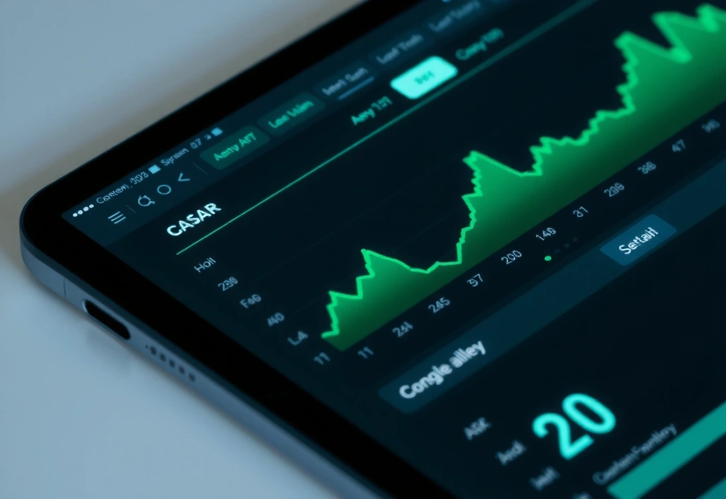 Interfaz de visualización de datos minimalista